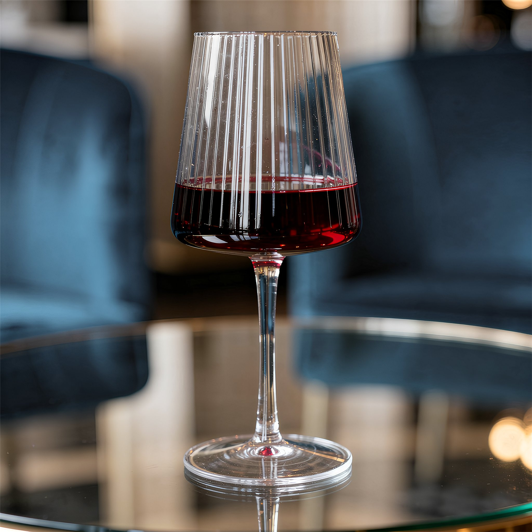 630ml Chelsea Optic Crystal Red Wine Glasses - Pack of 6