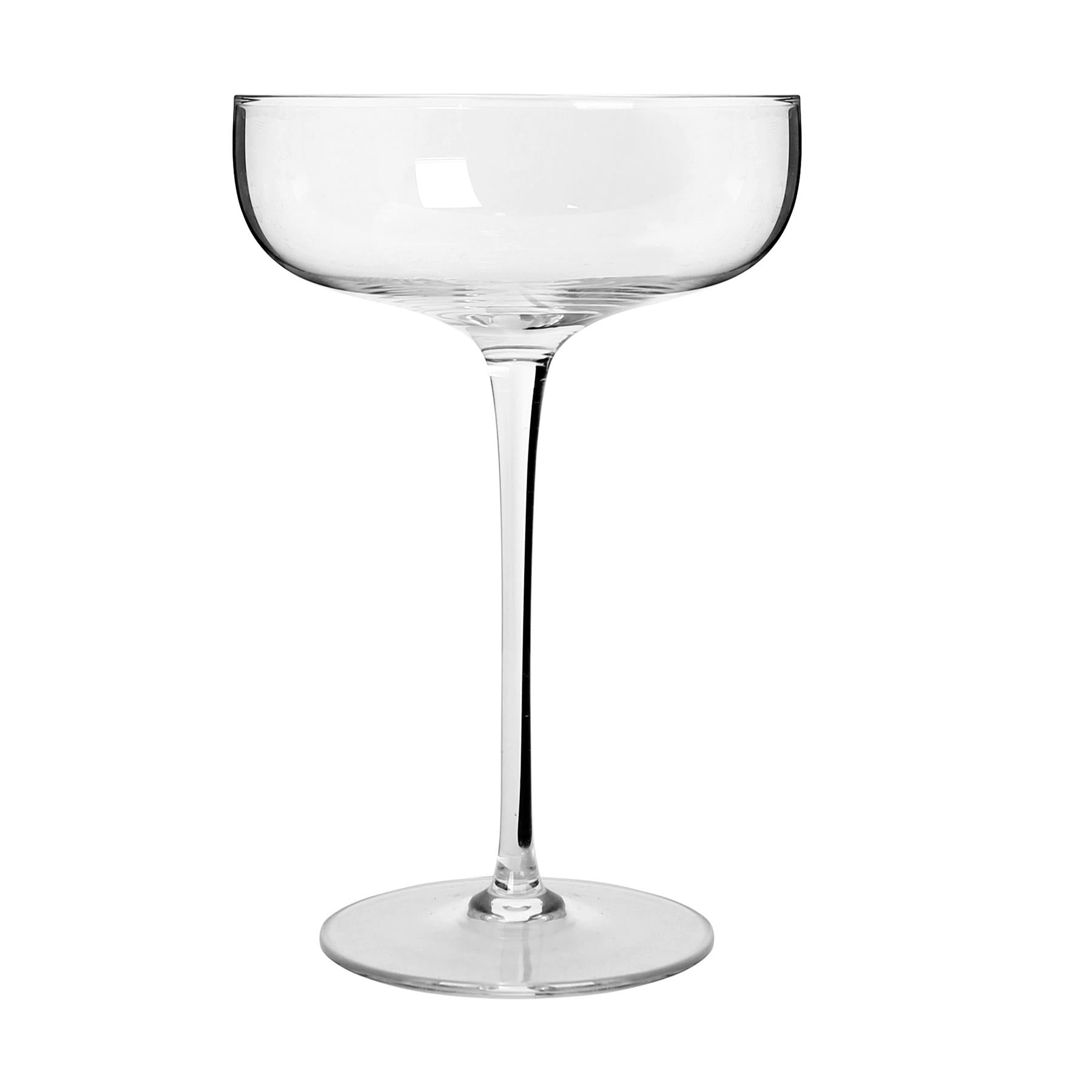 220ml Hoxton Crystal Champagne Coupe Glasses - Pack of 6