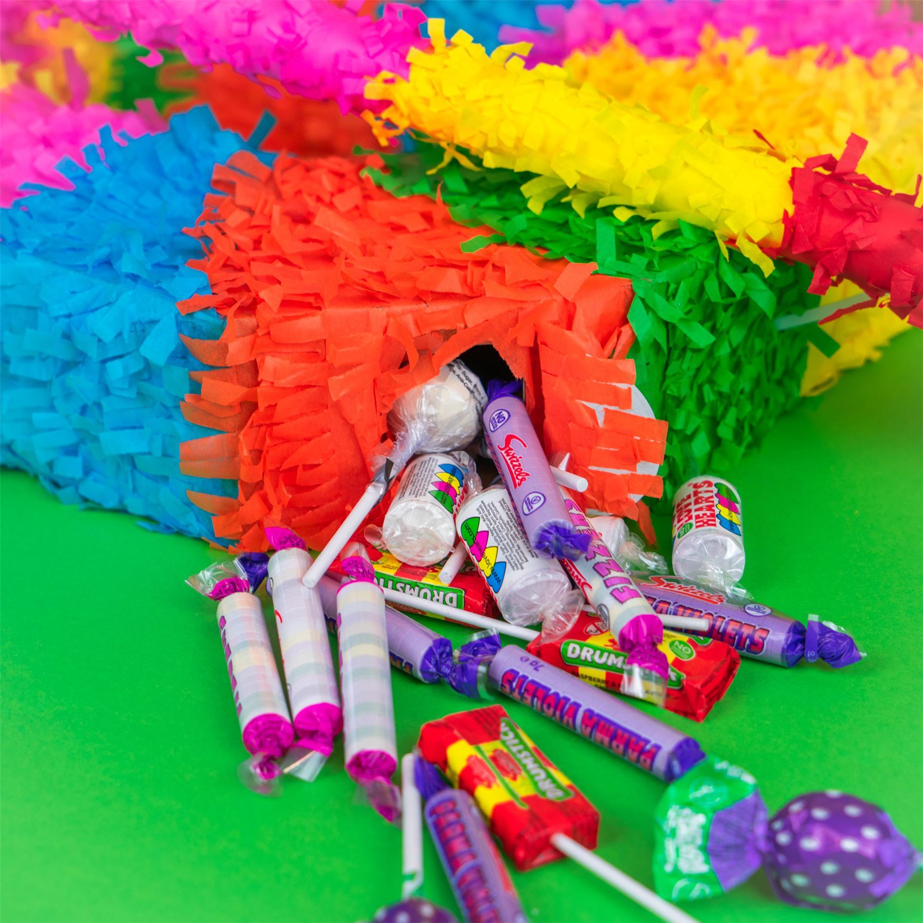 Number 1 Pop-Out Pinata with Stick & Blindfold - Multi Stick