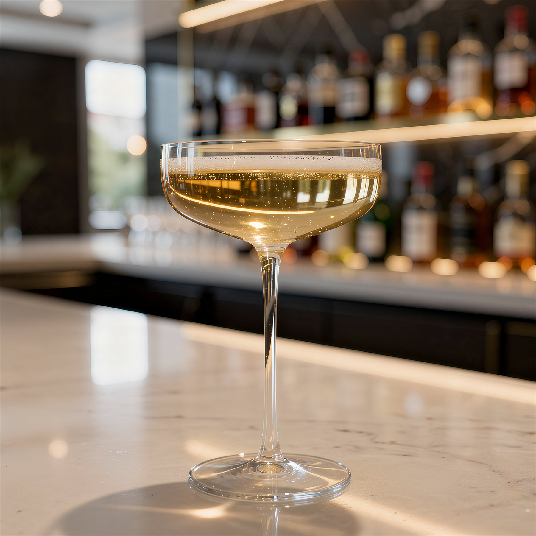 220ml Hoxton Crystal Champagne Coupe Glasses - Pack of 6