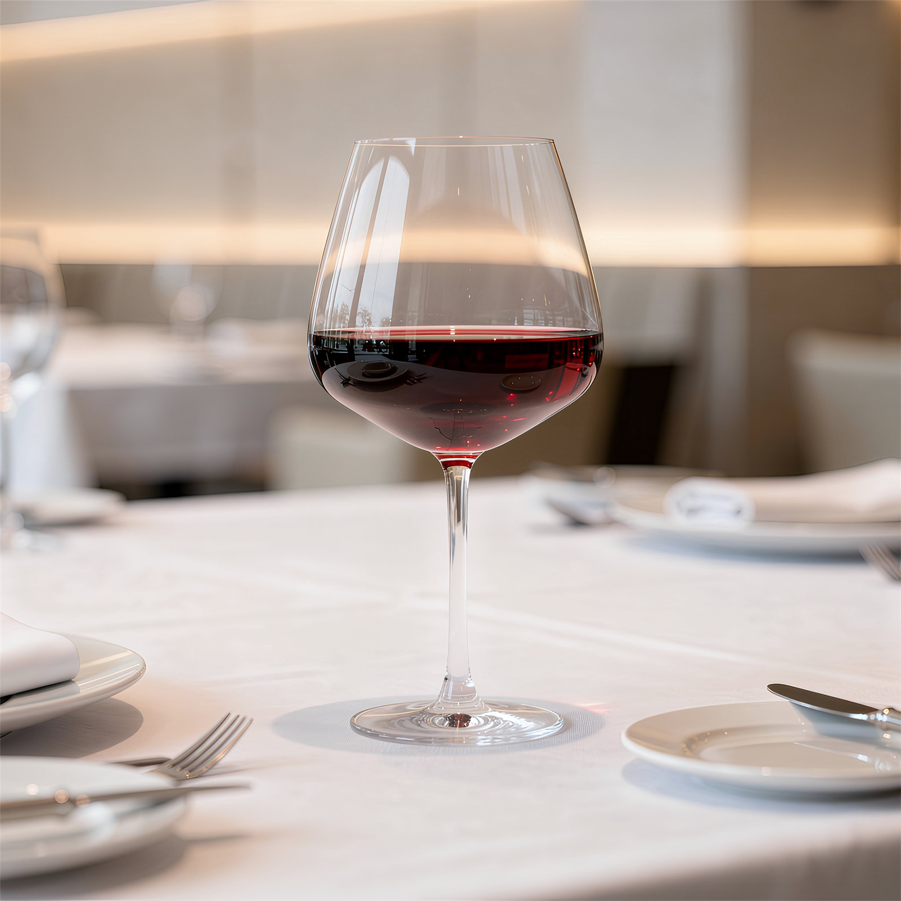 650ml Knightsbridge Crystal Red Wine Glasses - Pack of 6