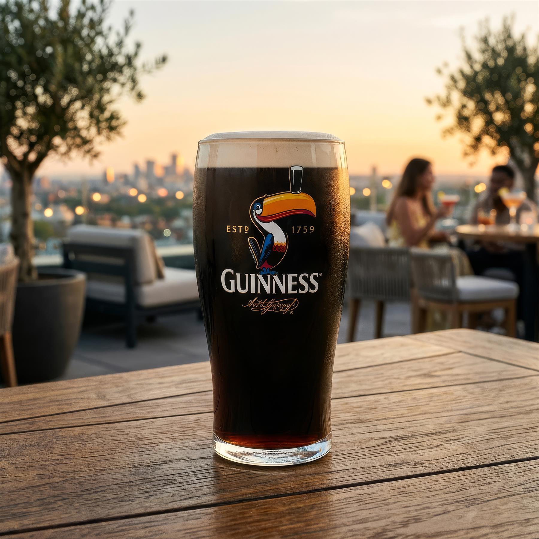 Guinness Toucan Pint Glass