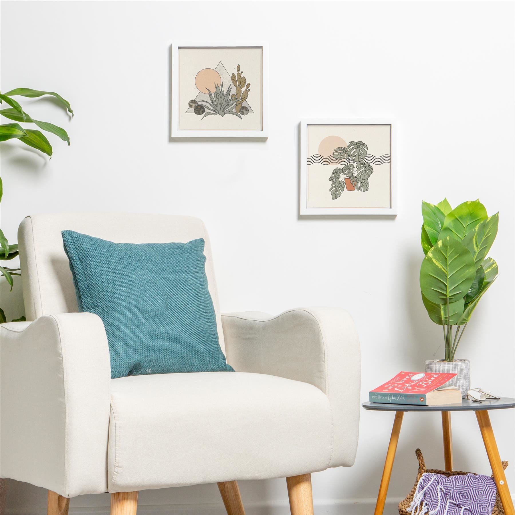 White 10" x 10" Box Frame with White Spacer