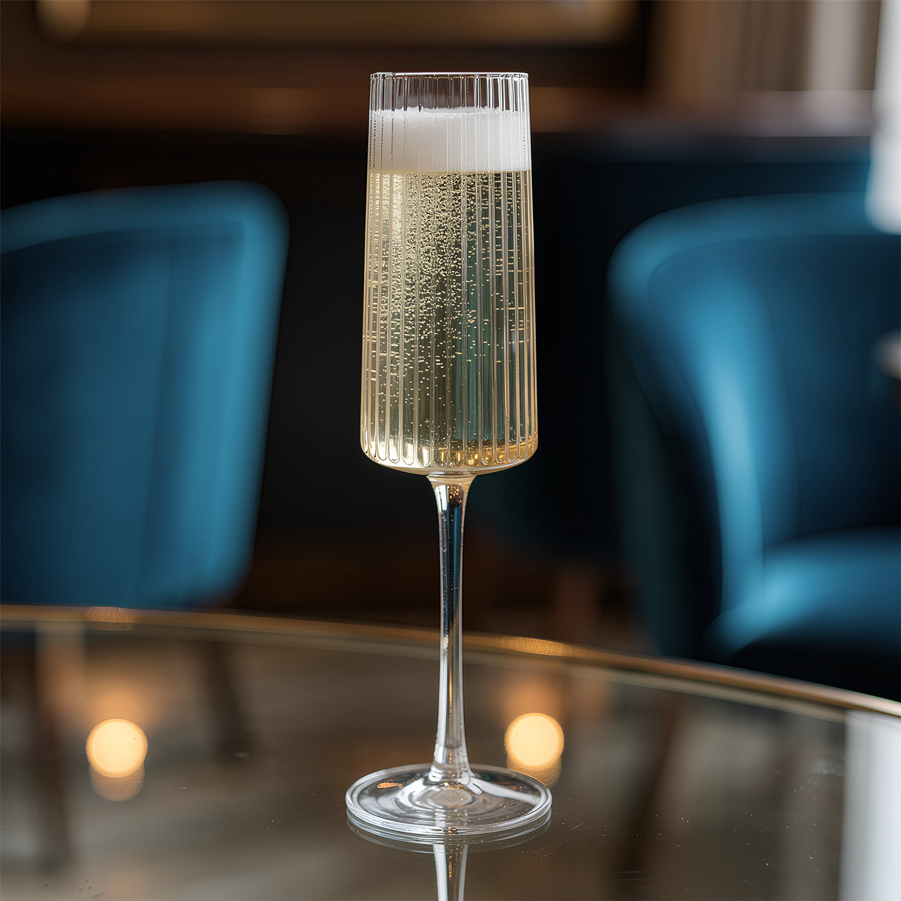 260ml Chelsea Optic Crystal Champagne Flutes - Pack of 6