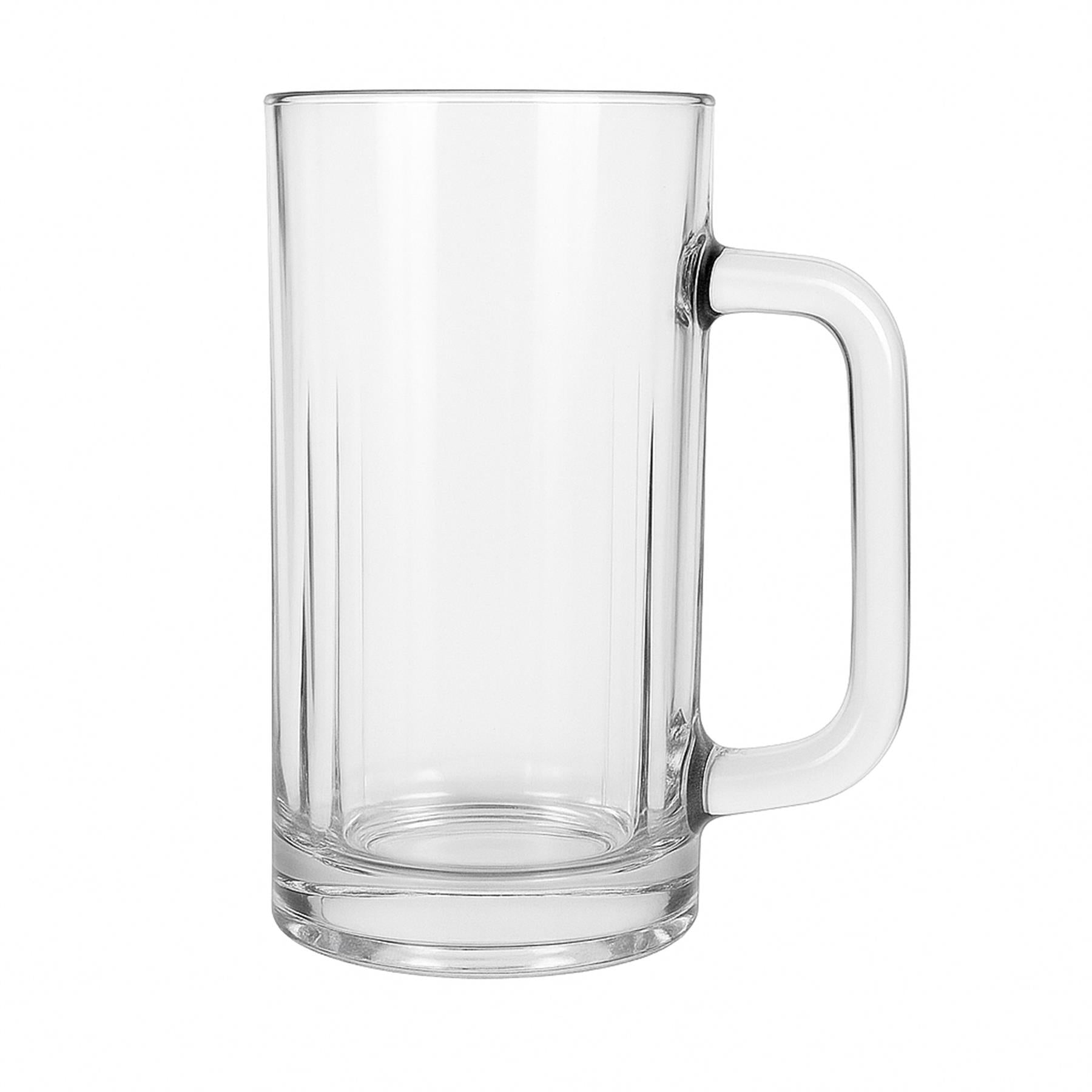540ml Glass Pint Beer Mugs - Pack of 4