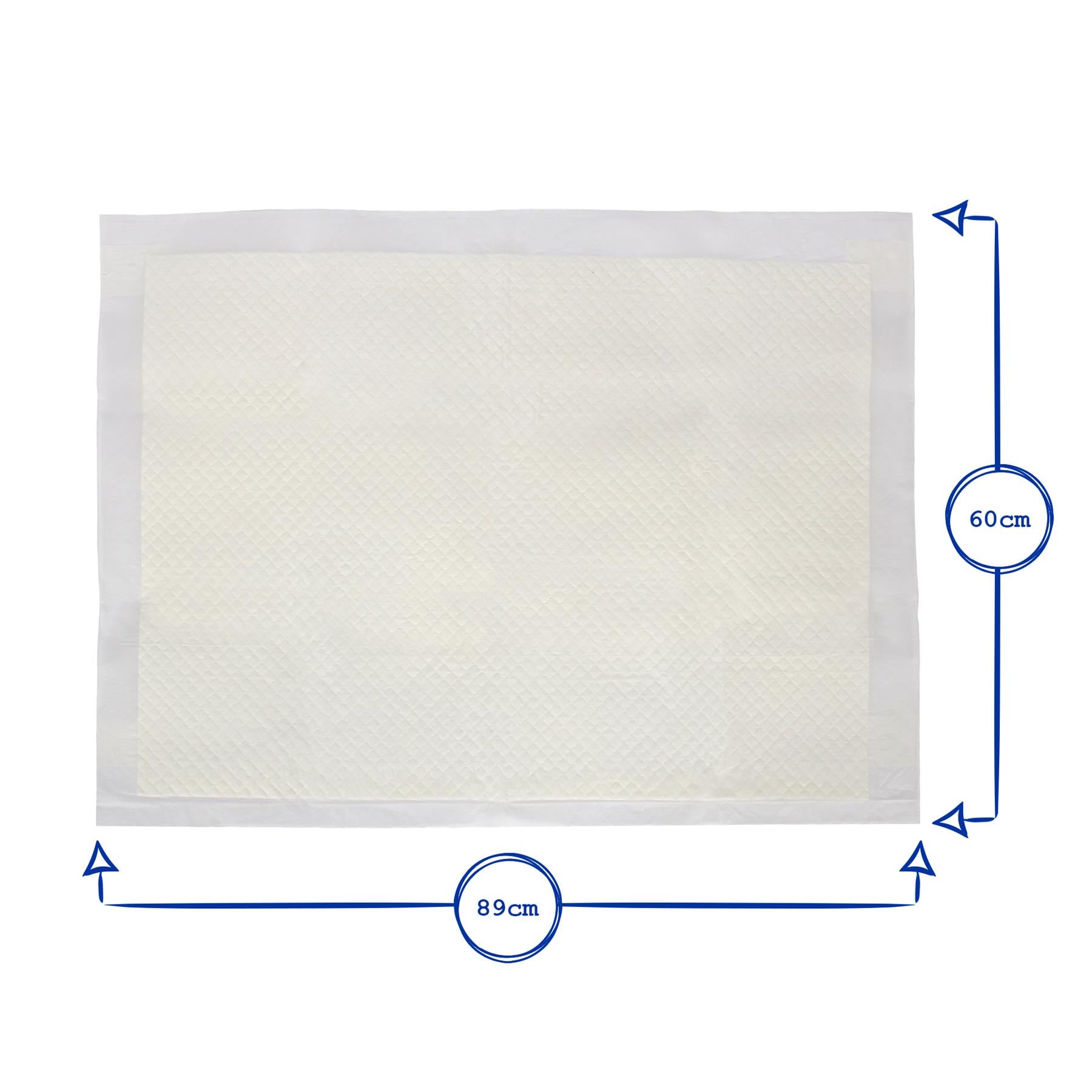 Disposable Puppy Training Pads - 60cm x 89cm - Pack of 30