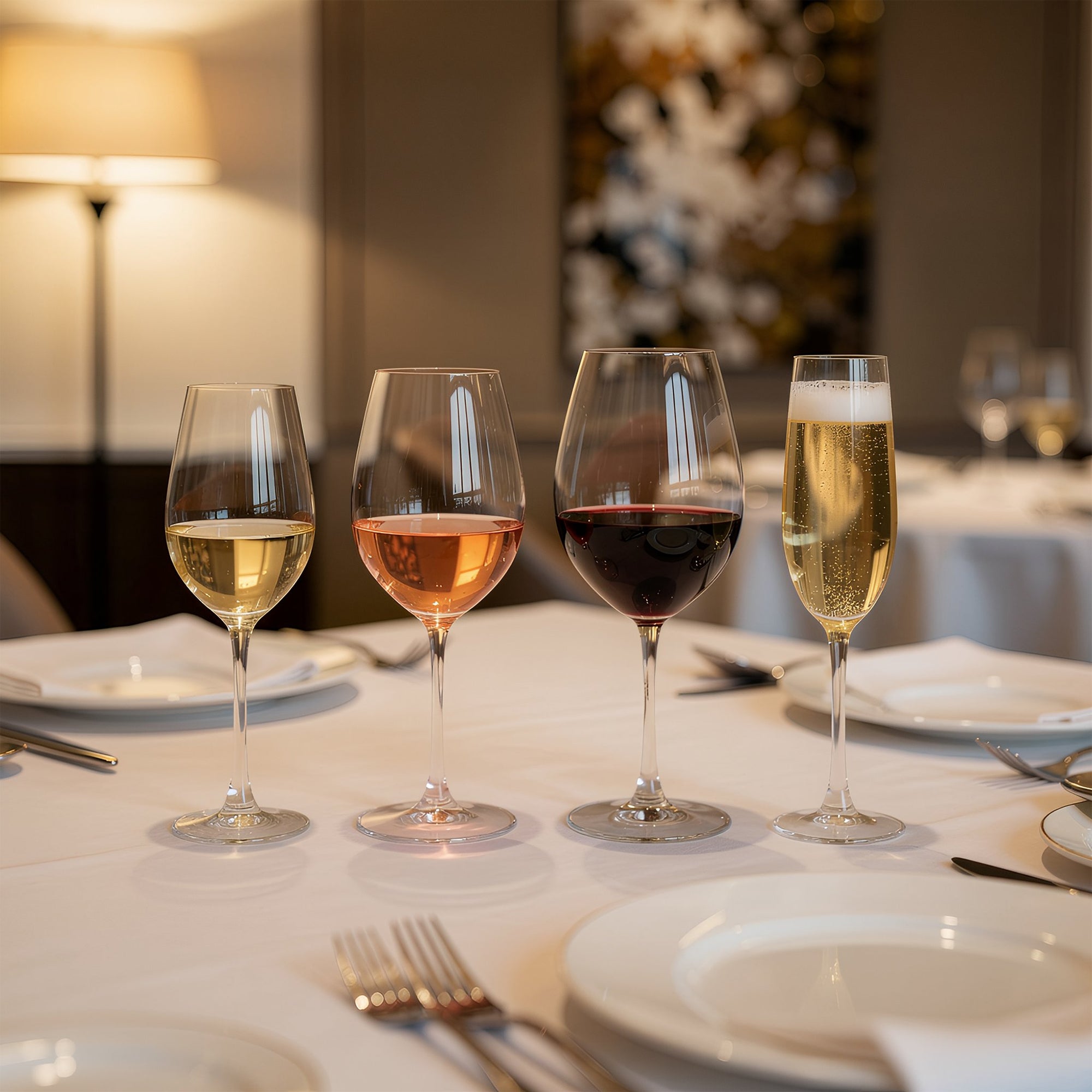 540ml Mayfair Crystal Rosé Wine Glasses - Pack of 6