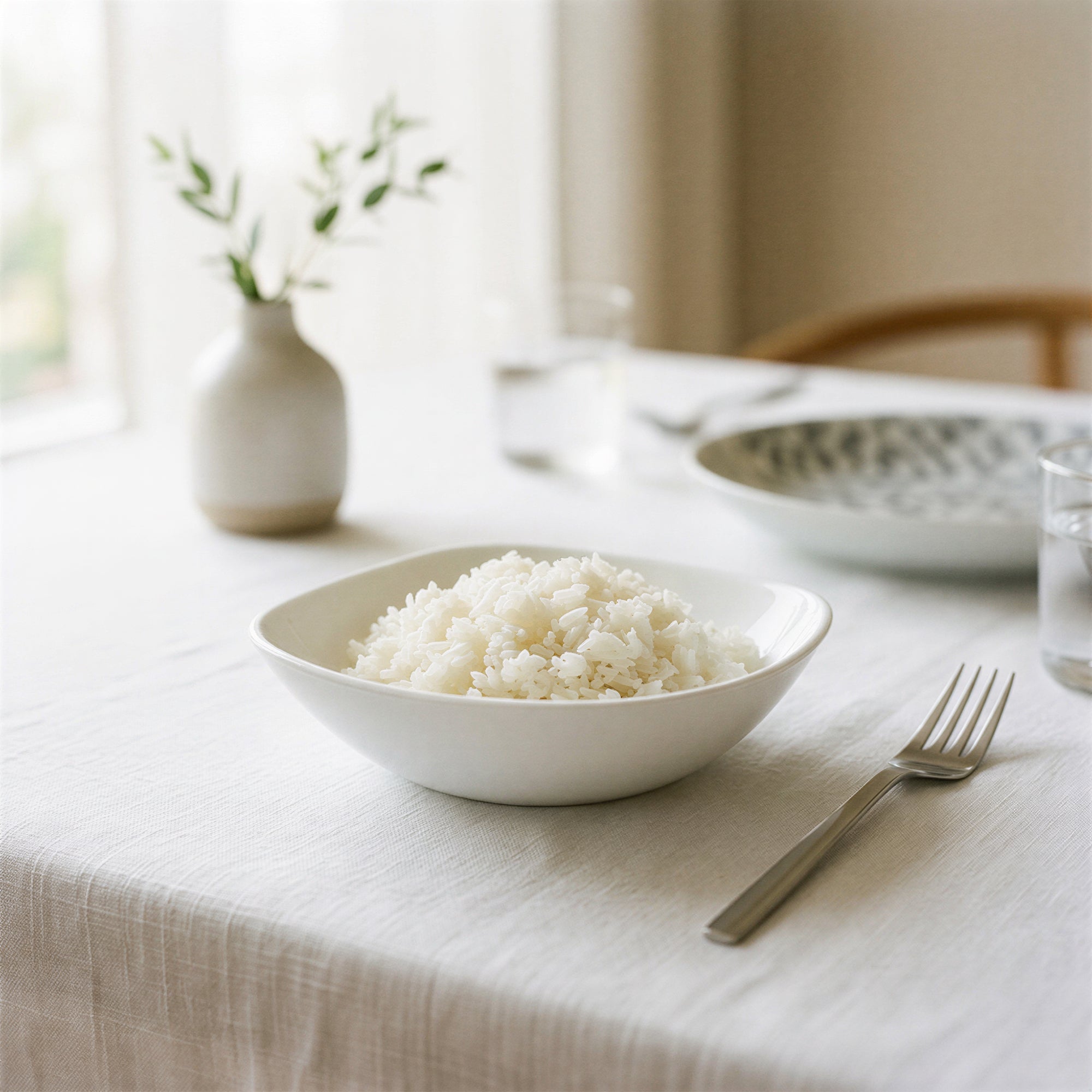 Square Opalware Snack Bowls - 13.5cm - White - Pack of 6