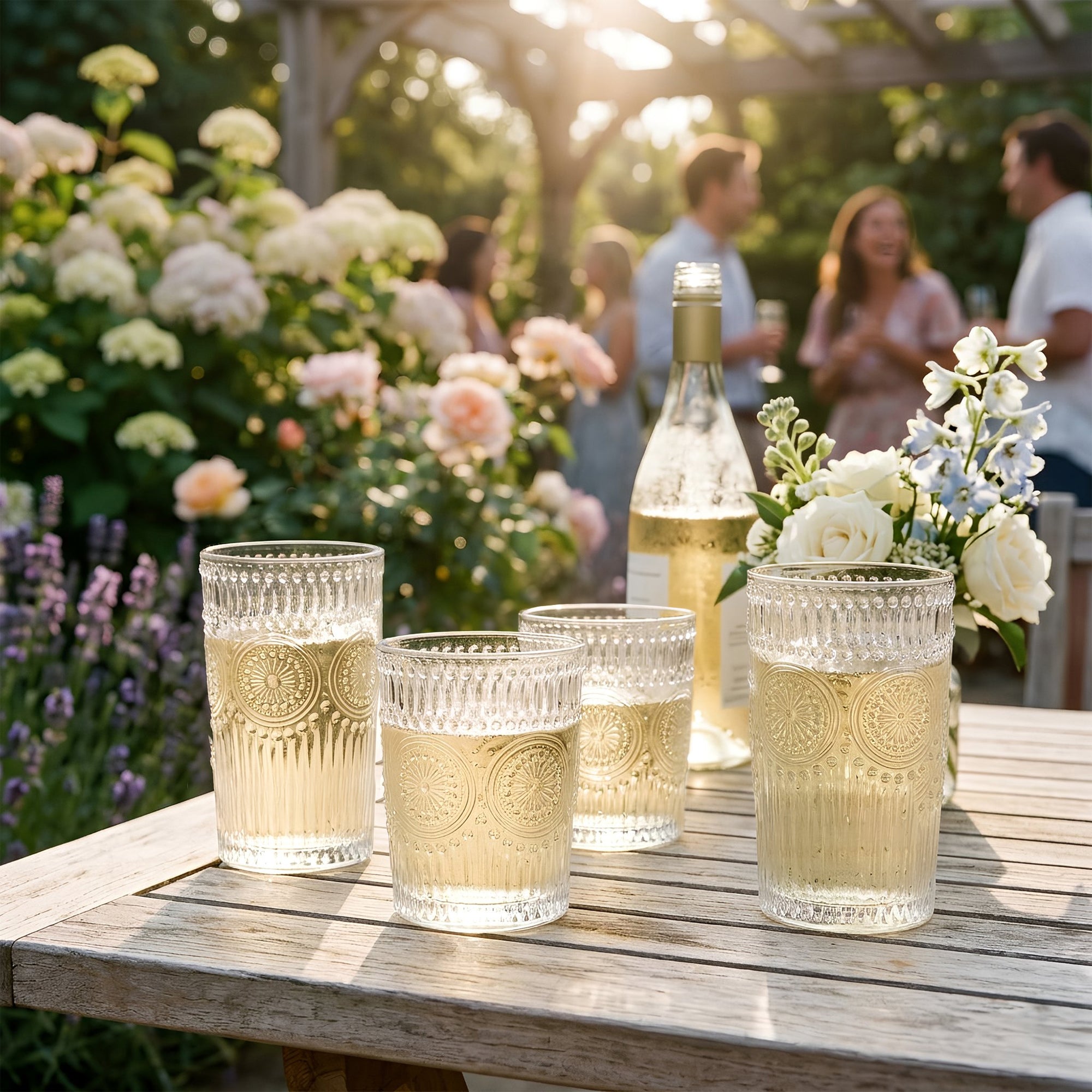 12pc Amore Glass Tumbler Set