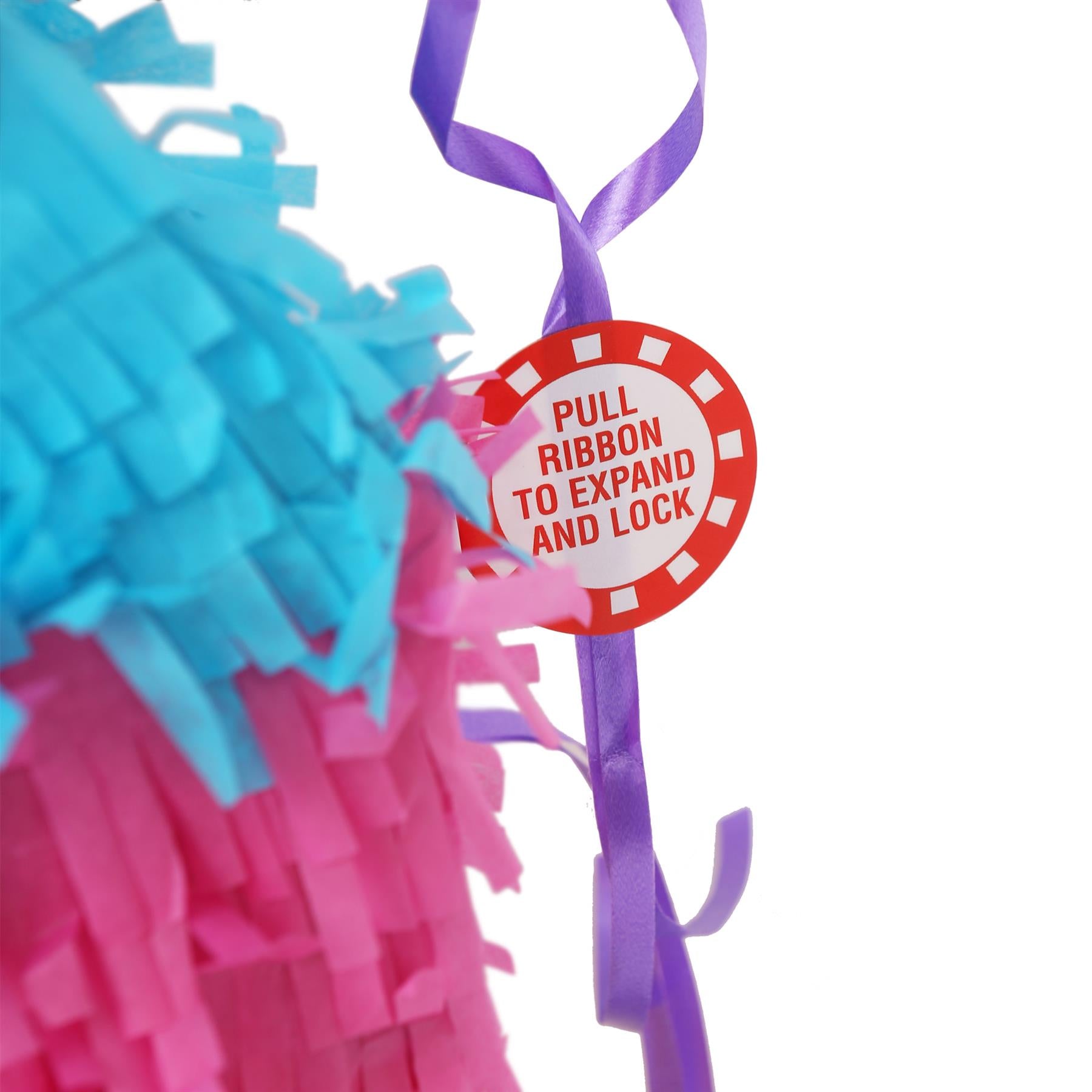Number 8 Pop-Out Pinata with Stick & Blindfold - Multi Stick
