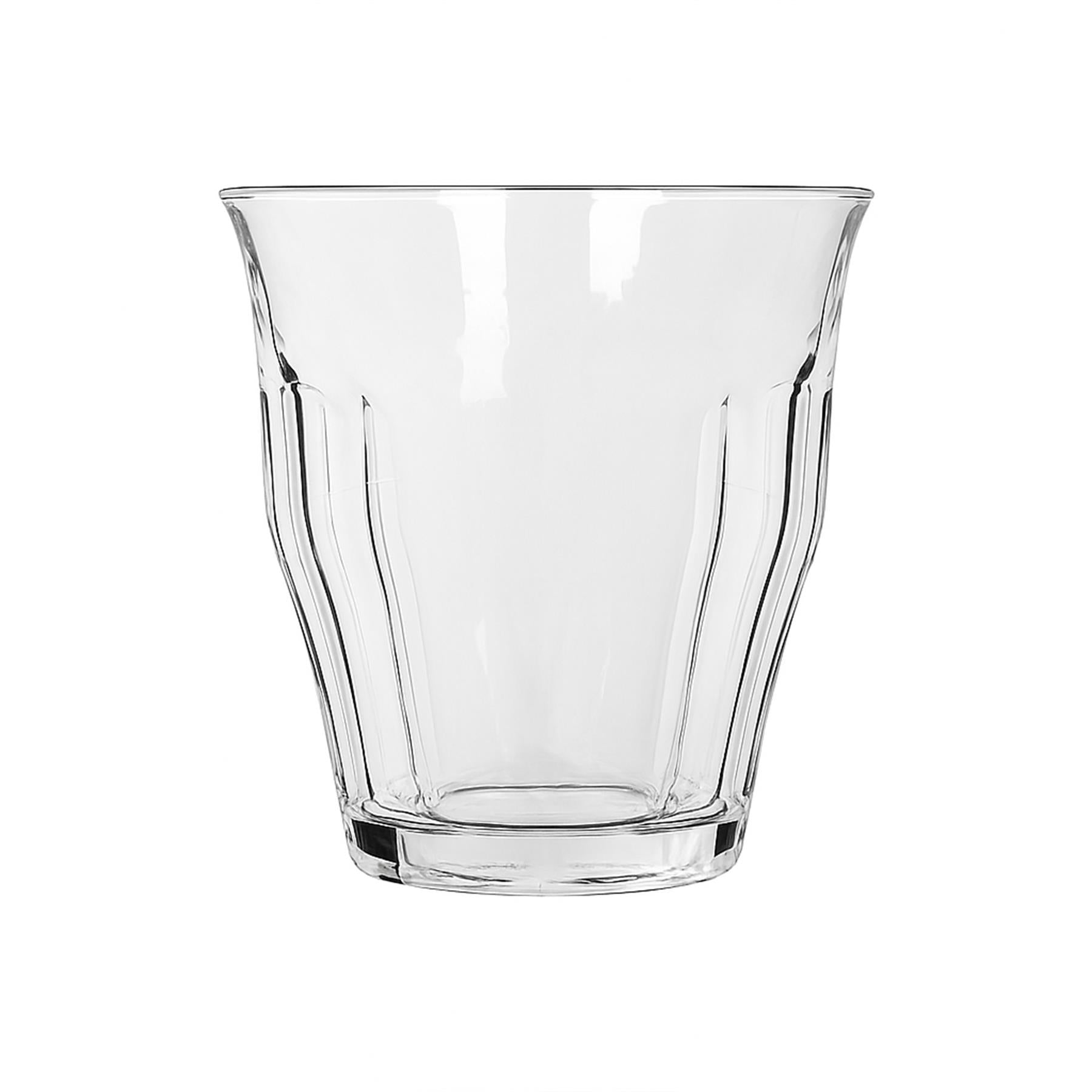 210ml Fluted Glass Tumblers - Pack of 6