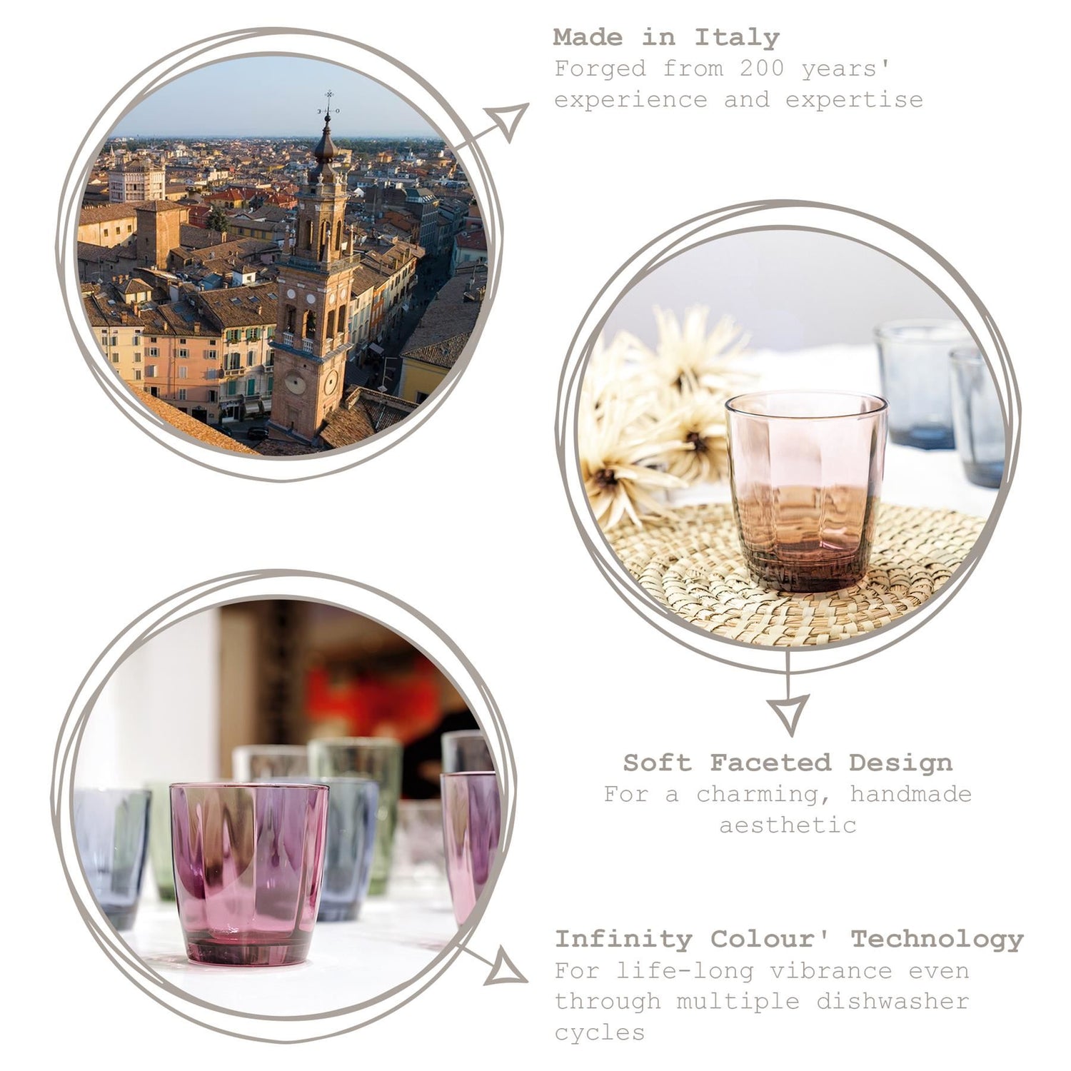 300ml Pulsar Glass Tumblers - Pack of 6