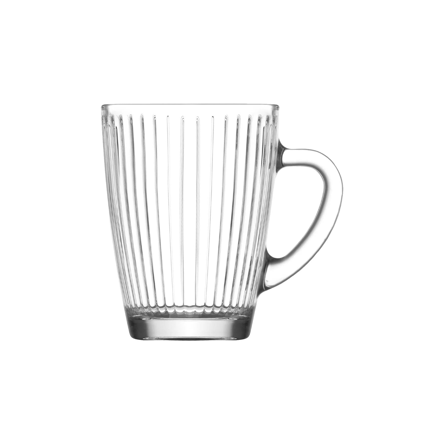 400ml Hestia Glass Mugs - Pack of 6