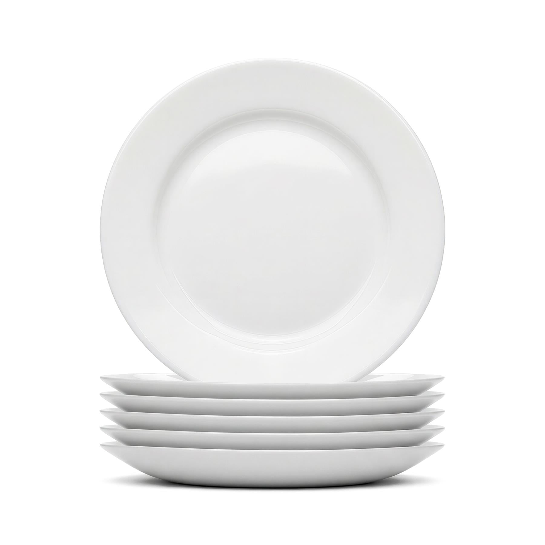 Round Opalware Side Plates - 15cm - White - Pack of 6