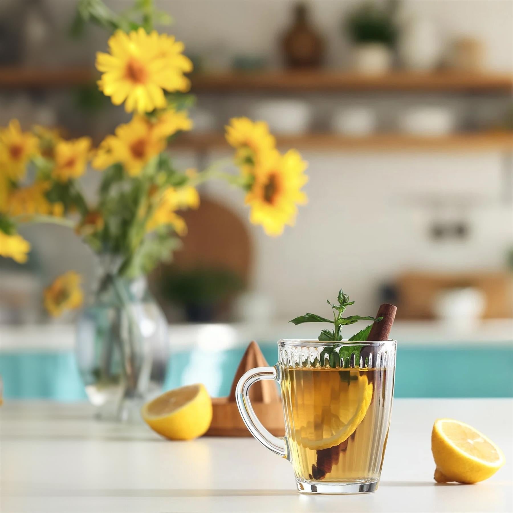 300ml Hestia Glass Mugs - Pack of 6