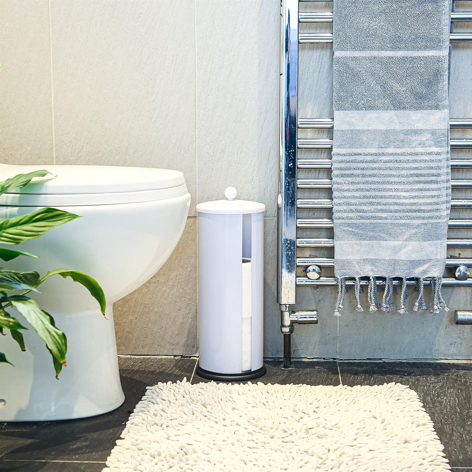 160cm x 90cm Grey & Yellow Deluxe Turkish Cotton Towels Set - Pack of Two