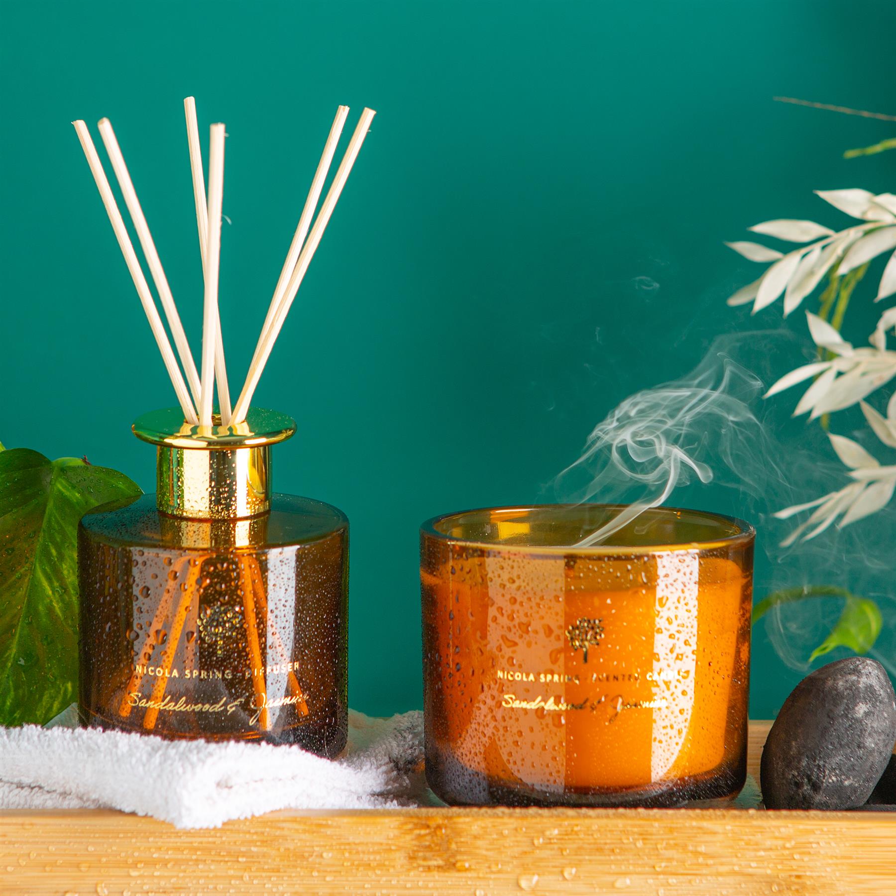 200ml Sandalwood & Jasmine Scented Reed Diffuser