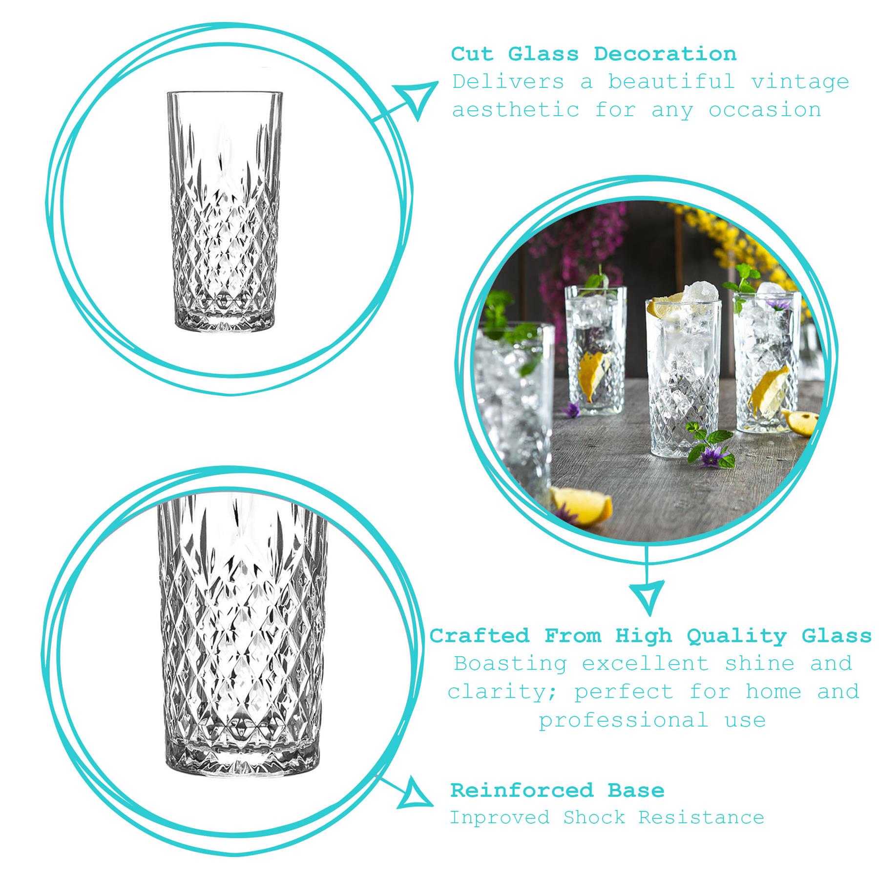 12pc Odin Tumbler & Highball Glasses Set