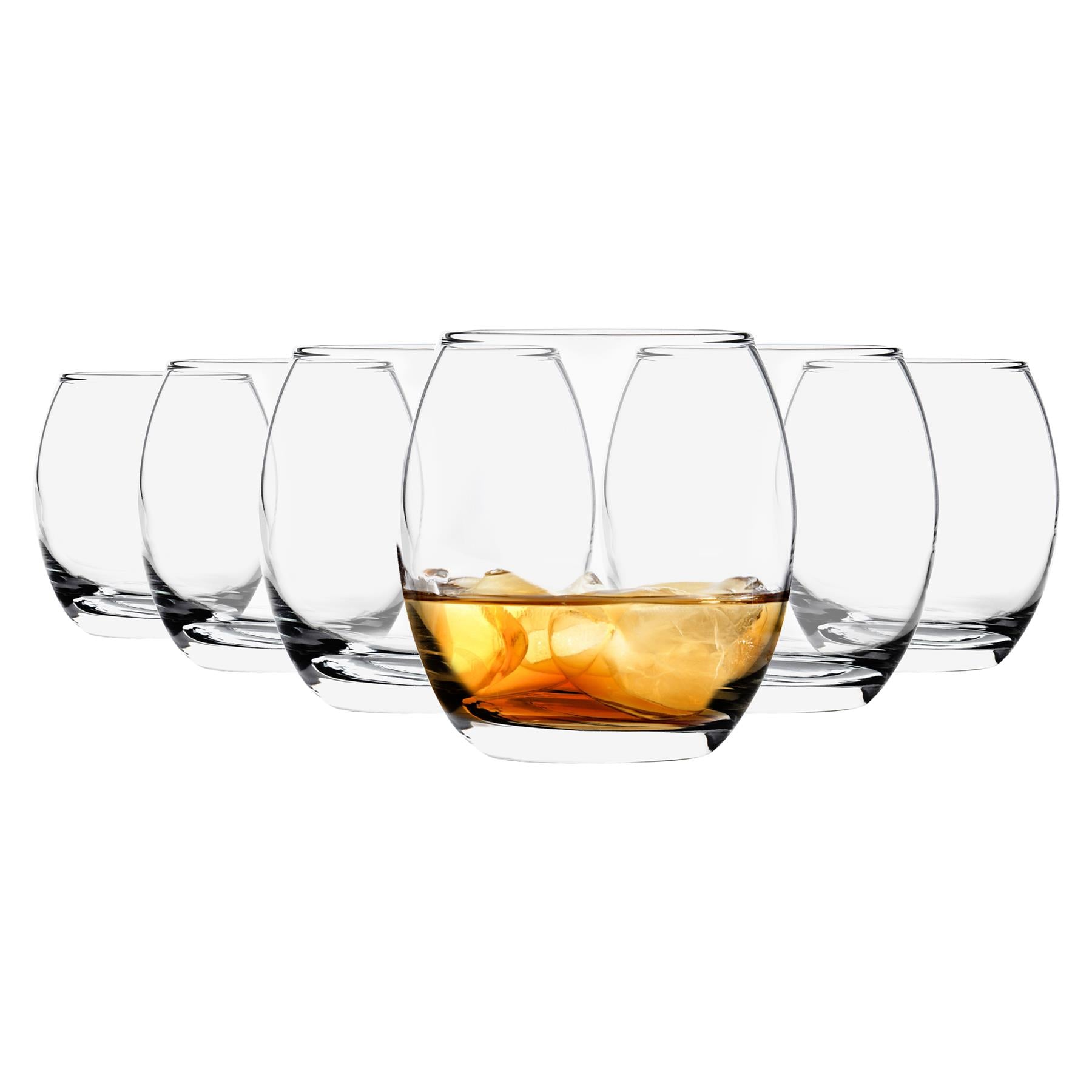 405ml Empire Tumbler Glasses - Clear - Pack of 6 - By LAV