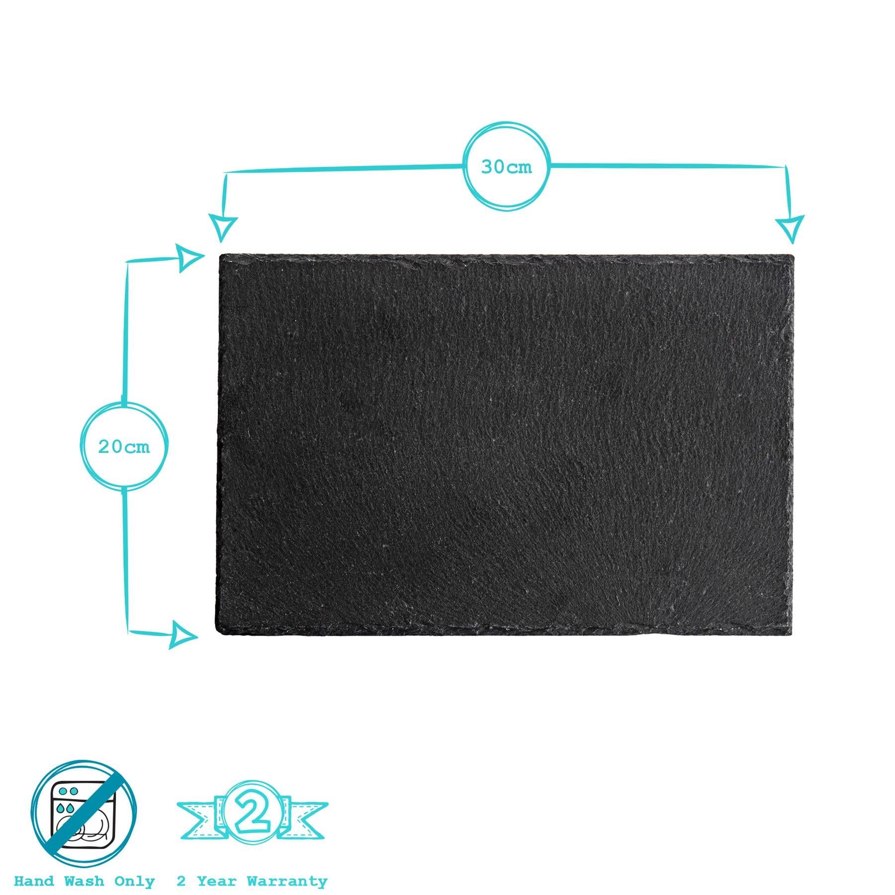 2pc Wooden Table Easel & Slate Board Set