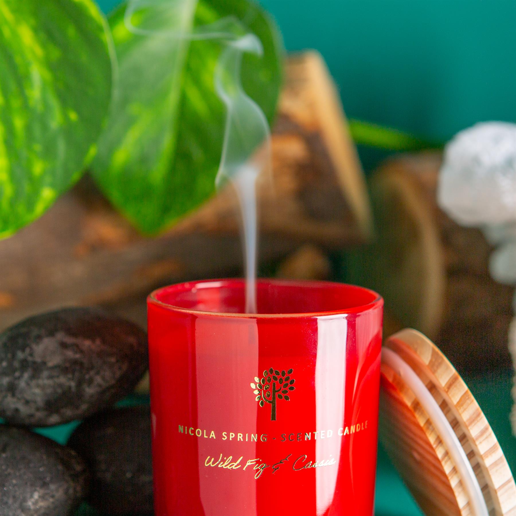 130g Wild Fig & Cassis Scented Soy Wax Candle