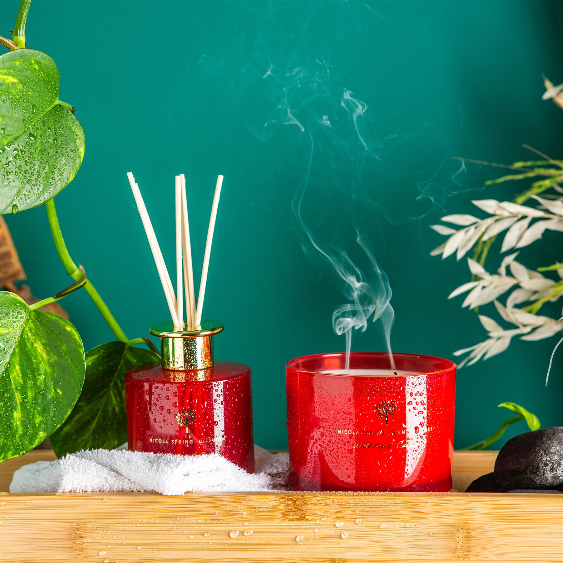 350g Double Wick Wild Fig & Cassis Scented Soy Wax Candle