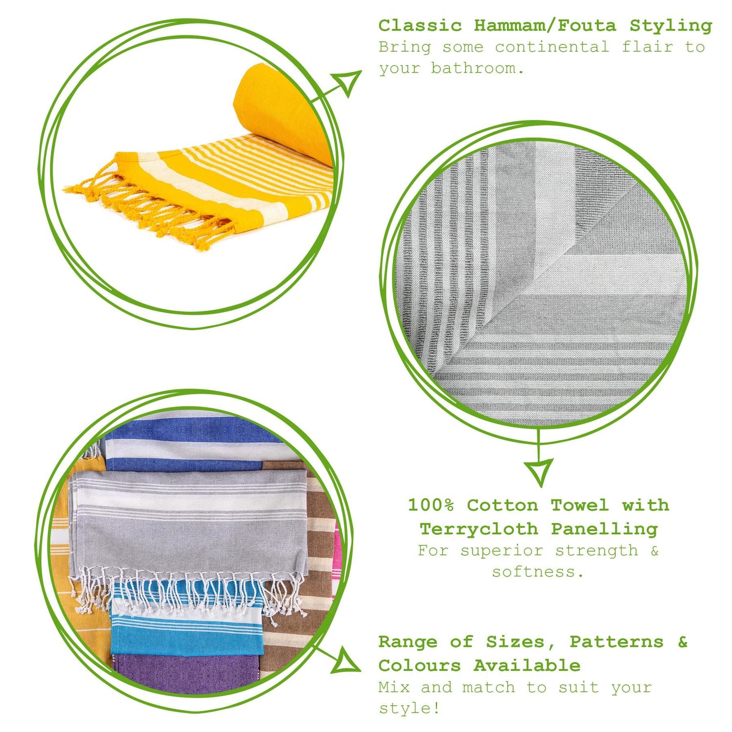 160cm x 90cm Aqua & Burgundy Deluxe Turkish Cotton Towels Set - Pack of Two