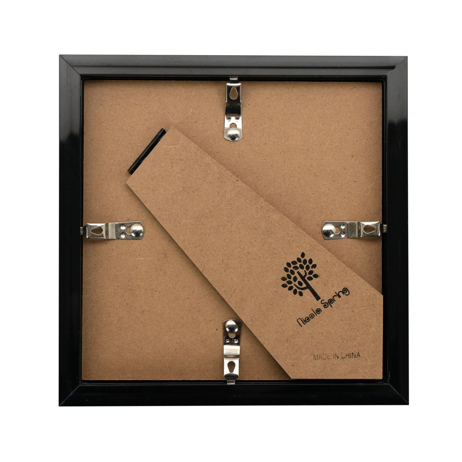 6" x 6" Black 3D Box Photo Frame with 2" x 2" Mount