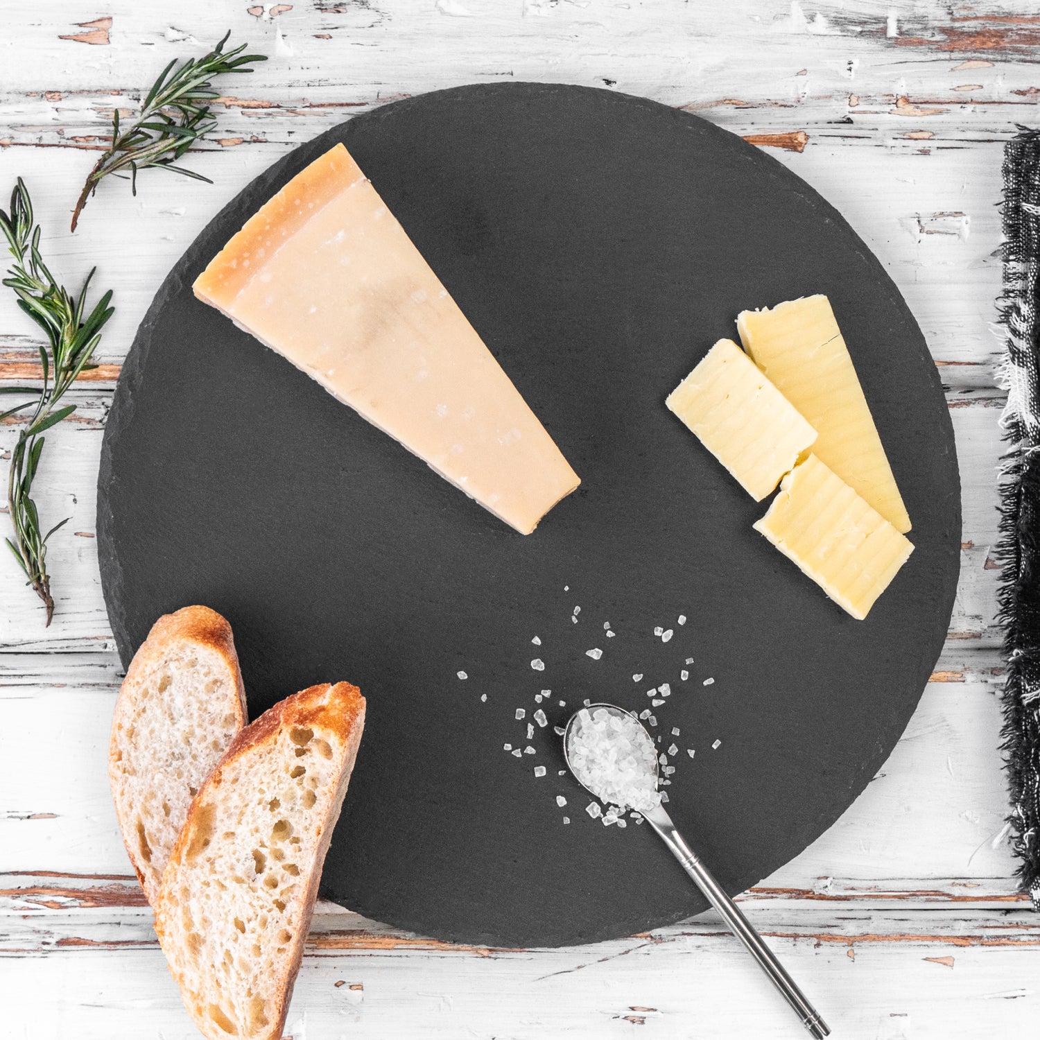30cm Round Slate Placemats - Pack of Six