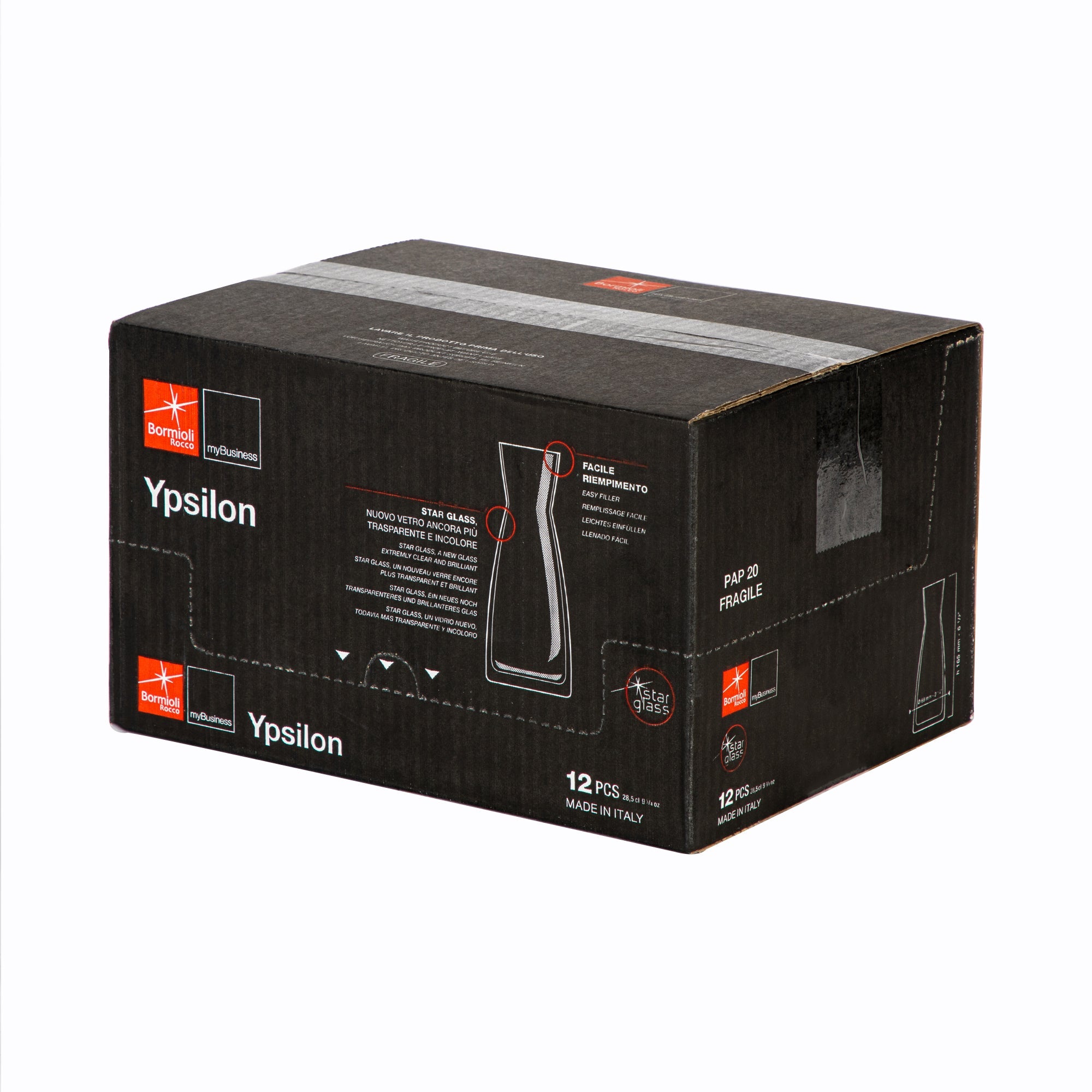 285ml Clear Ypsilon Glass Carafe