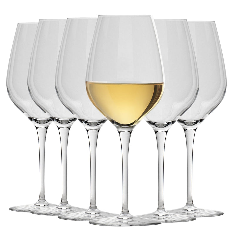 430ml Inalto Tre Sensi White Wine Glasses - Pack of Six - By Bormioli Rocco