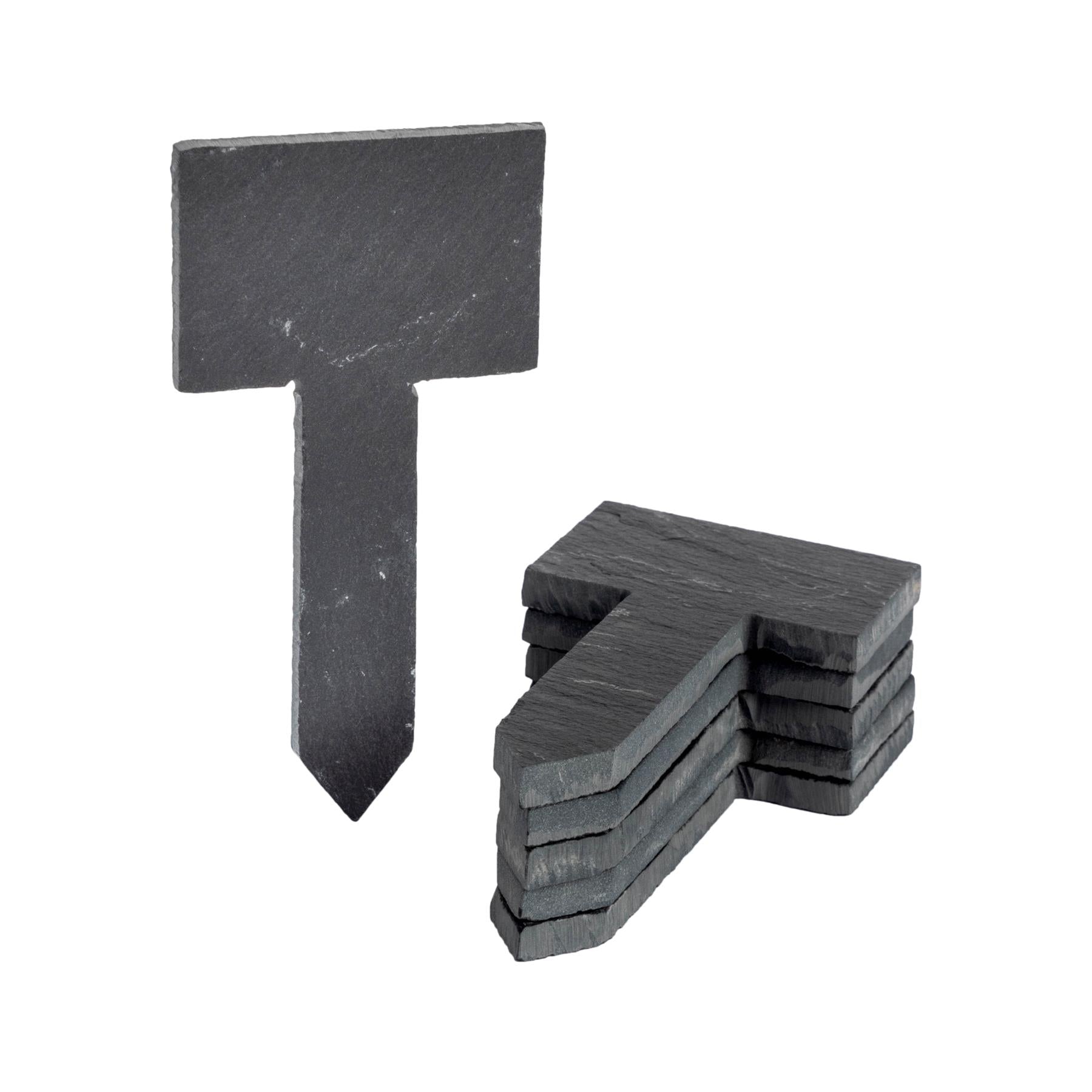 Slate Plant Markers - 6cm x 12cm - Pack of Six - By Nicola Spring