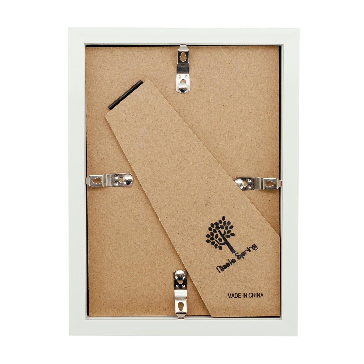 5" x 7" White 3D Box Photo Frame with 4" x 6" Mount & Black Spacer