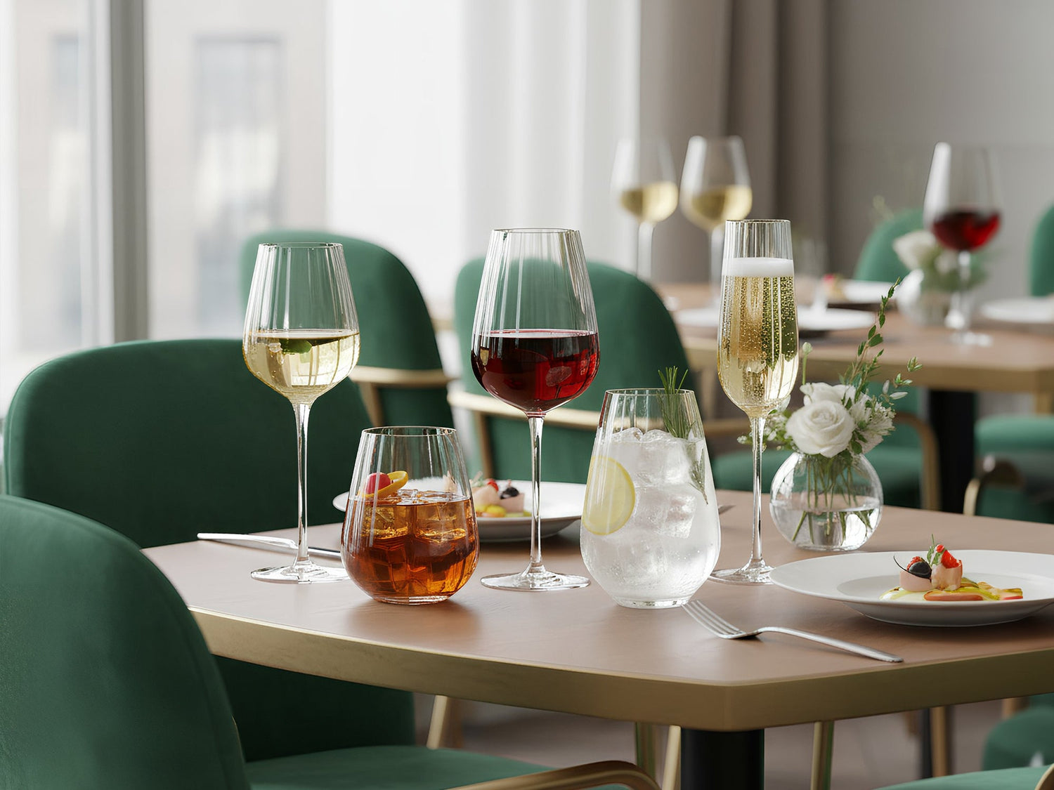 Argon Tableware Kensington Crystal Range