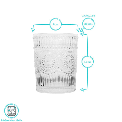 300ml Amore Glass Tumblers - Pack of 6
