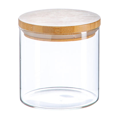 550ml Wooden Lid Storage Jar - By Argon Tableware