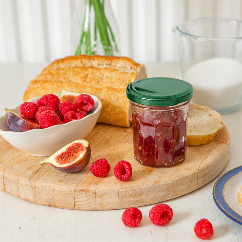 150ml Glass Jam Jars with Lids - Pack of 6 - By Argon Tableware