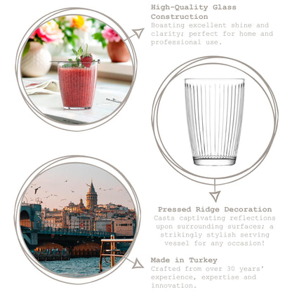 415ml Hestia Highball Glasses - Pack of 6