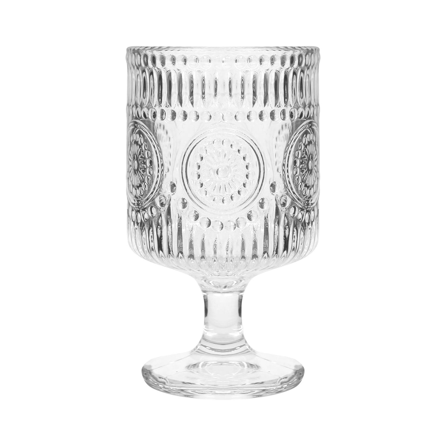 270ml Amore Ribbed Wine Glasses - Pack of 6