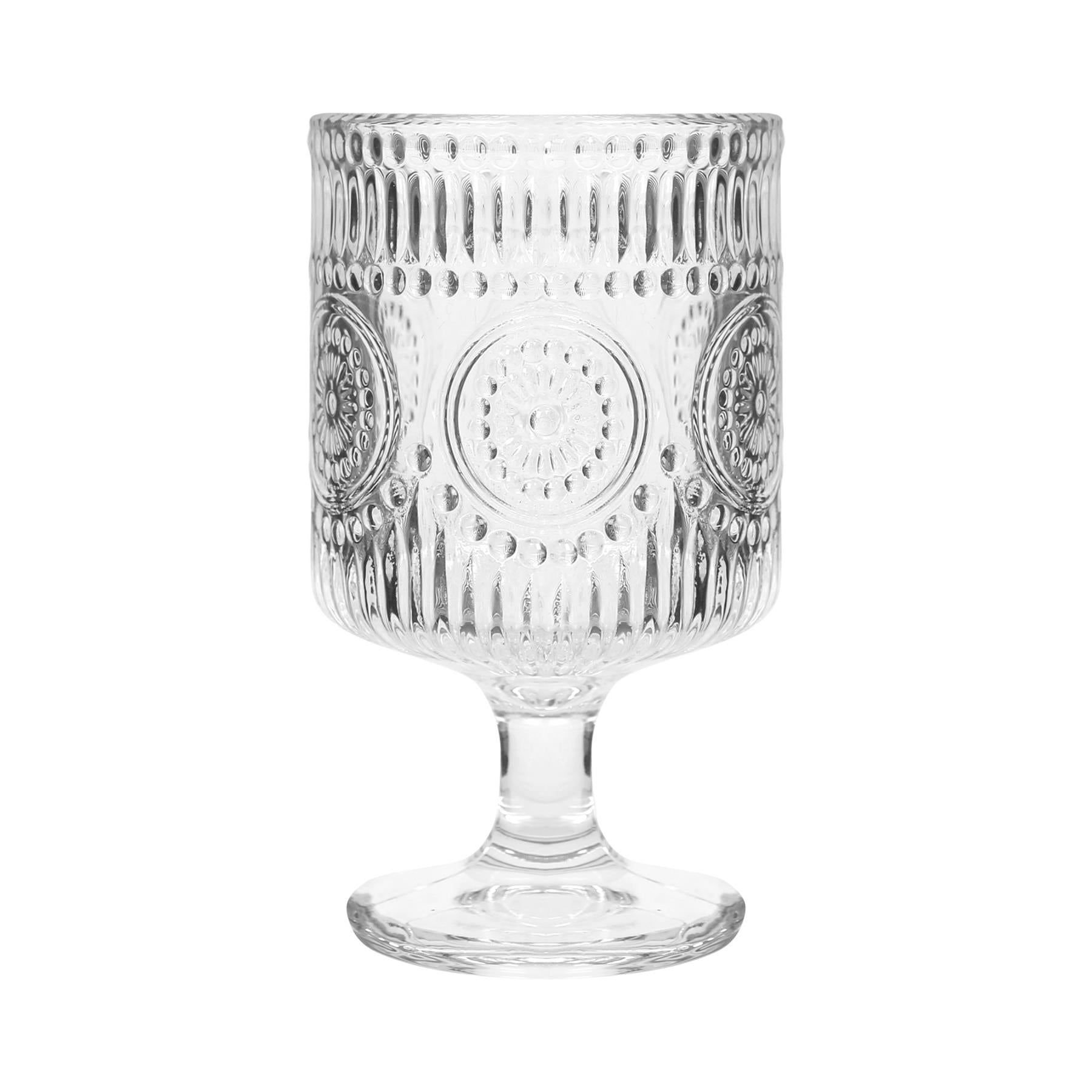 270ml Amore Ribbed Wine Glasses - Pack of 6