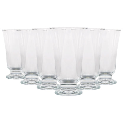 150ml Troya Glass Footed Tumblers - Pack of 6 - By LAV