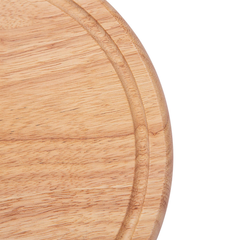 Round Wooden Chopping Board - 30cm - By Argon Tableware