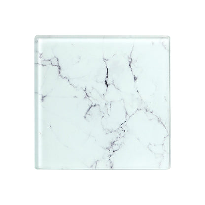 Square Glass Coasters - Marble - Pack of 6