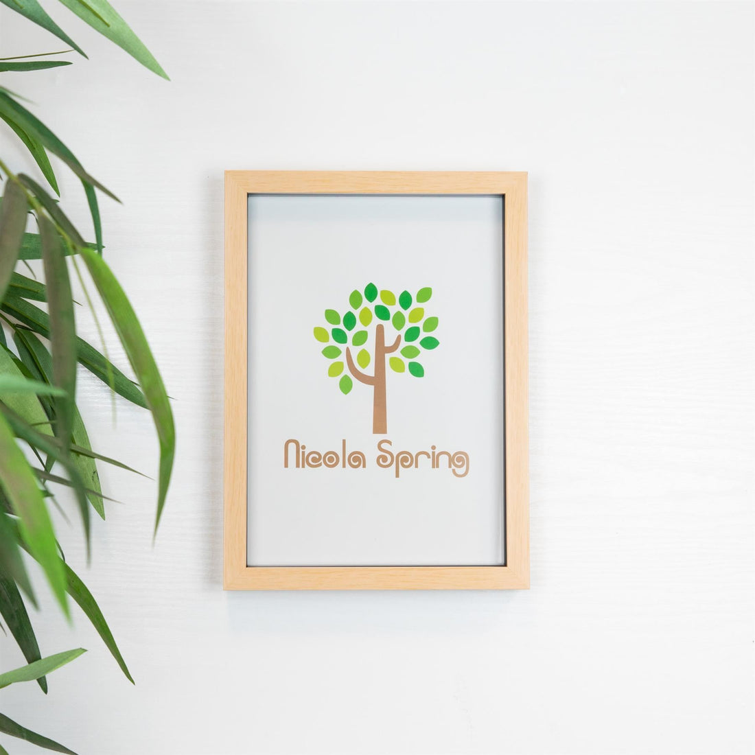 Light Wood A4 (8" x 12") Shadow Box Photo Frame with A5 Black Mount