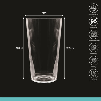 320ml Hoxton Crystal Highball Glasses - Pack of Six