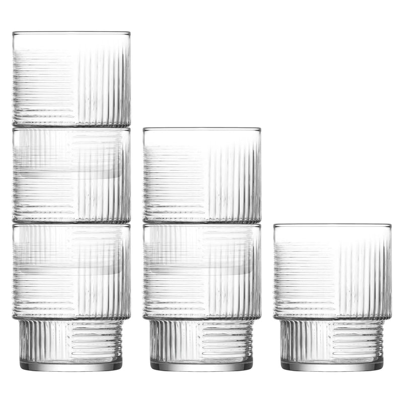 325ml Helen Stacking Whisky Glasses - Pack of 6 - By LAV