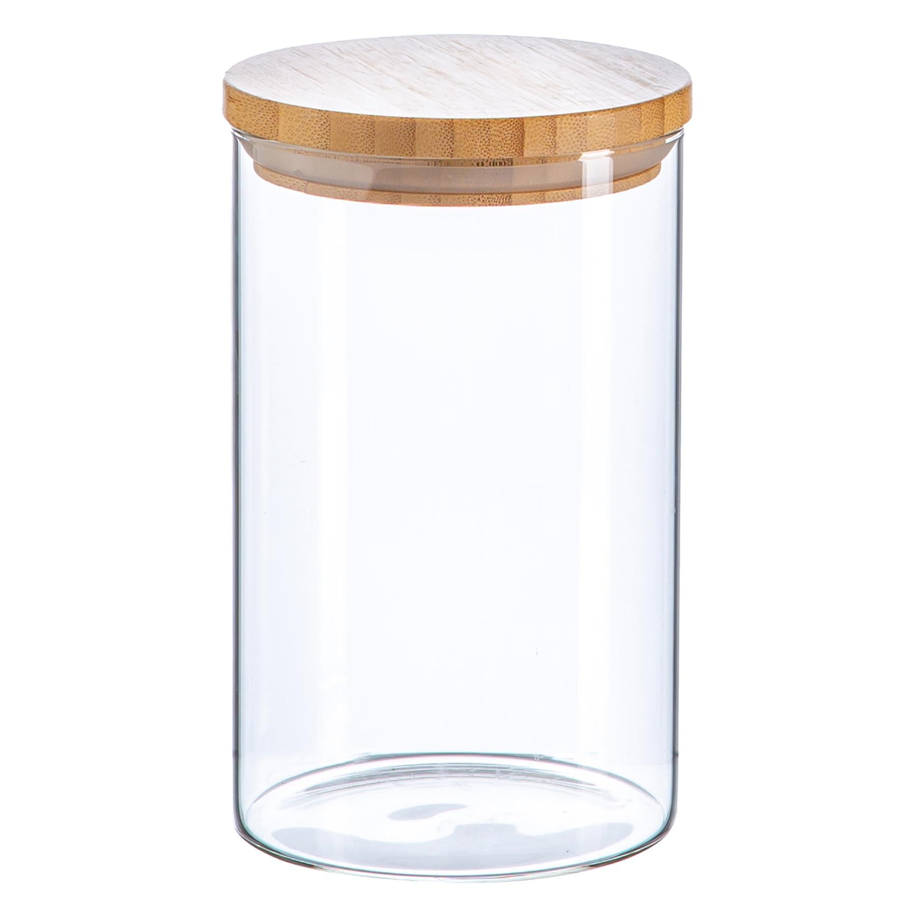 1L Wooden Lid Storage Jar - By Argon Tableware