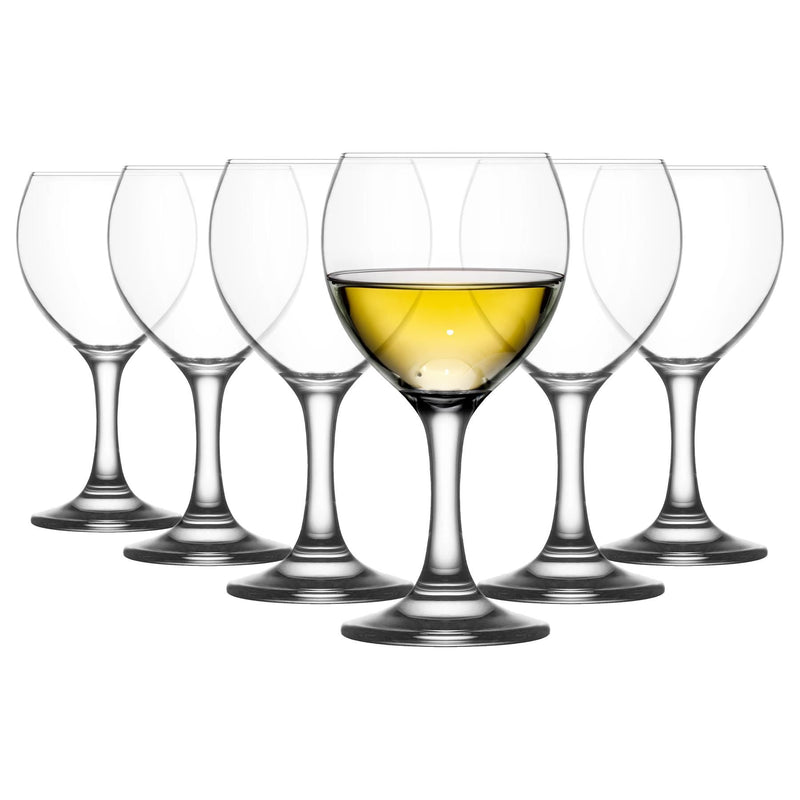 210ml Misket White Wine Glasses - Pack of 6 - By LAV