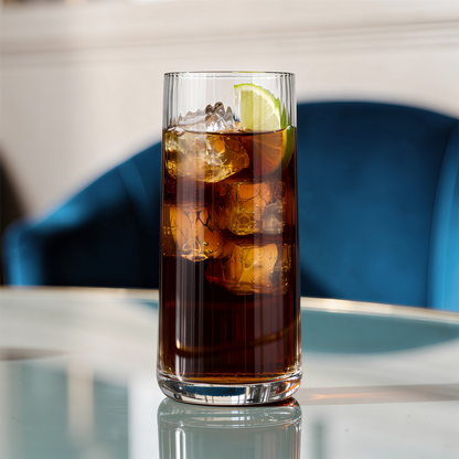 550ml Chelsea Optic Crystal Highball Glasses - Pack of 6