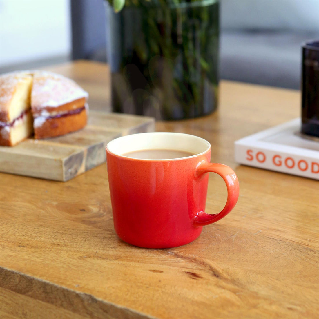 330ml Orange Ombre New Bone China Mug